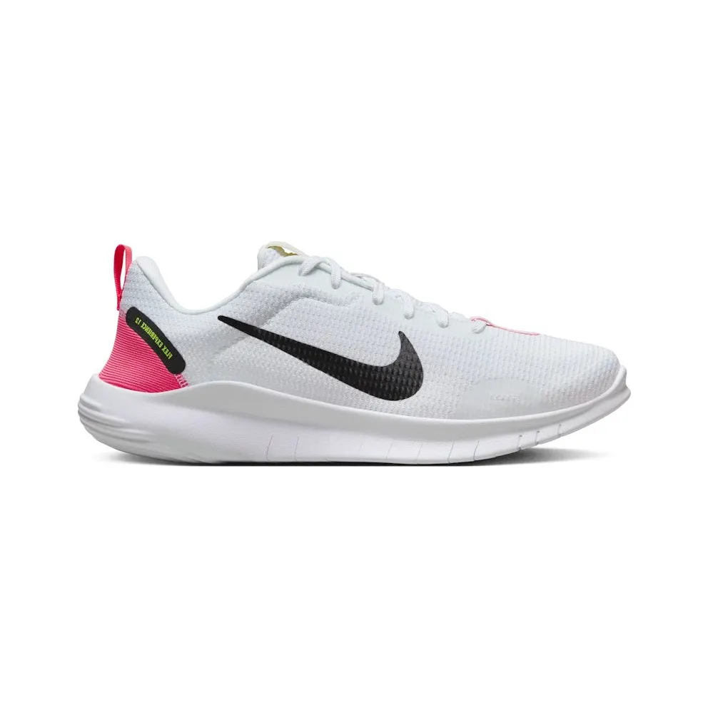 Nike Flex Experience Run 12 White Hot Punch Volt Black (DV0746-102)