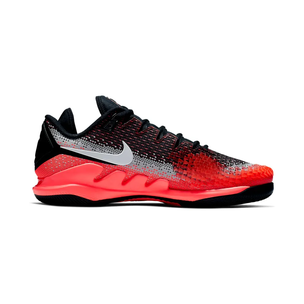 Nike Court Air Zoom Vapor TC Knit Hot Lava London (2019) Black/White-Dark Grey-Hot Lava-Wolf Grey (AR0496-002)