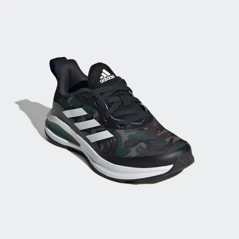Adidas FortaRun Sport Running Lace Core Black / Cloud White / Green Oxide (GV9466)