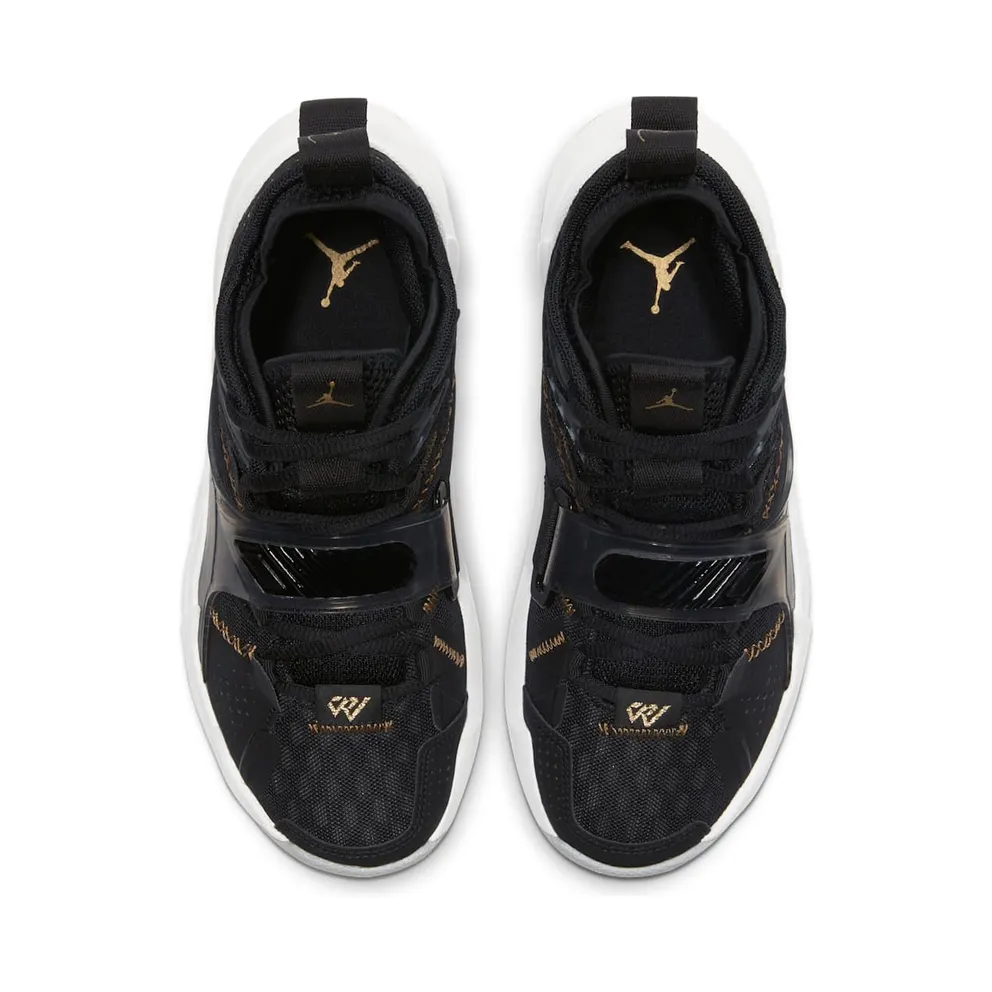 Jordan Why Not Zer0.3 The Family (GS) Black/Metallic Gold-White-Wolf Grey (CD5804-001)