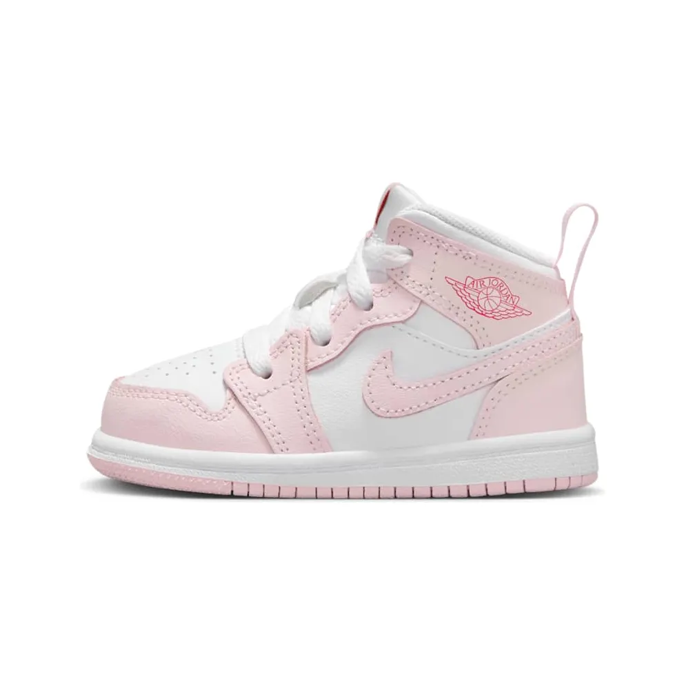 Jordan 1 Mid Pink Foam Fire Red (DQ8425-608)