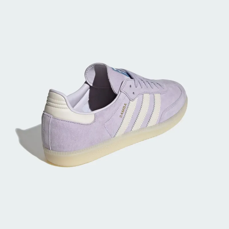 adidas Samba OG Shoes Silver Dawn / Chalk White / Off White (IG6176)