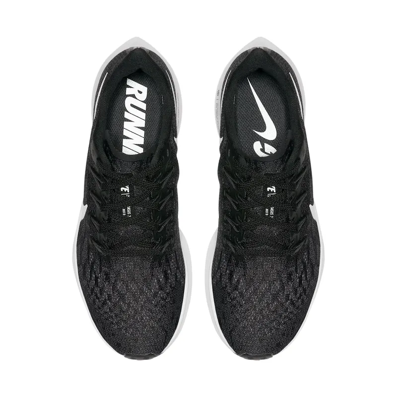 Nike Air Zoom Pegasus 36 Black White (W) Black/White-Thunder Grey (AQ2210-004)