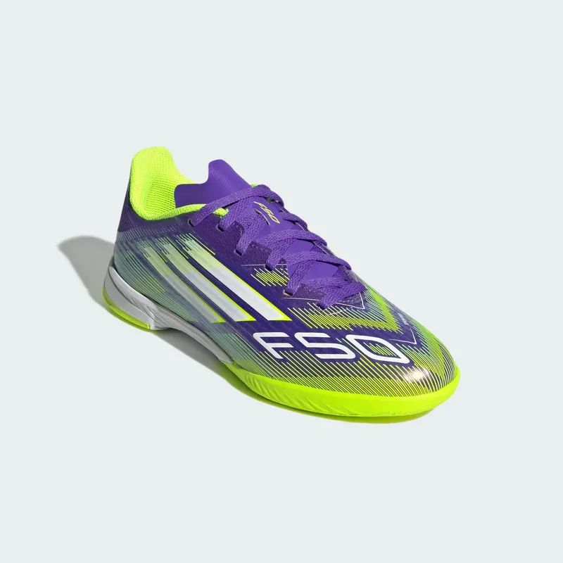 adidas F50 League Indoor Purple Rush Cloud White Lucid Lemon (JH7750)