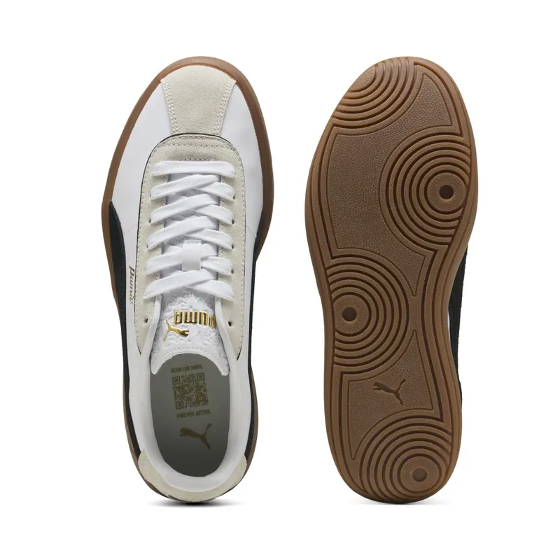 Puma Club Klassika “Puma White / Puma Black / Warm White” (400364_01)