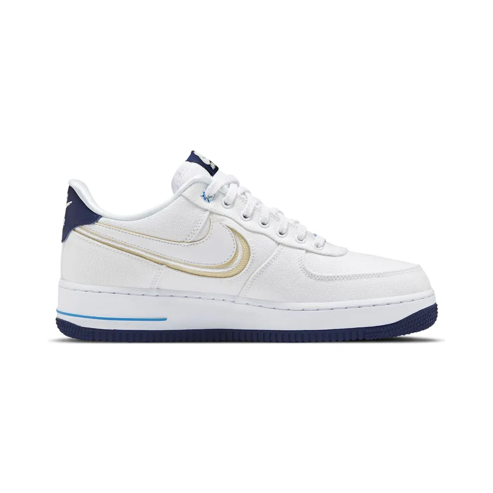 Nike Air Force 1 Low White Canvas Navy Sole (DB3541-100)