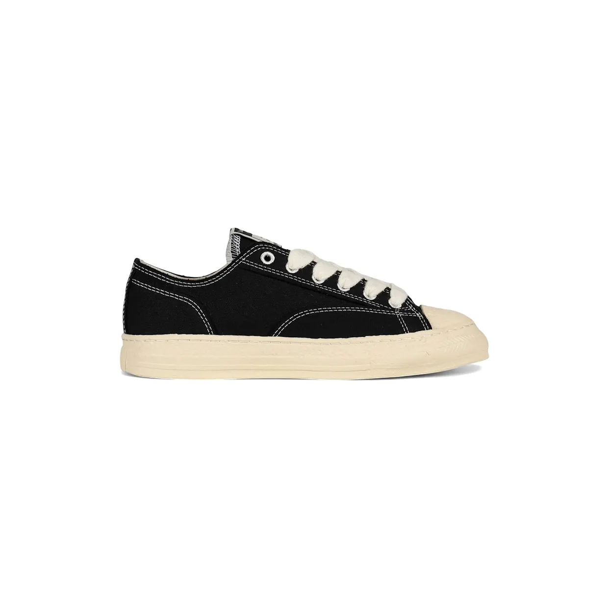 Maison Mihara Yasuhiro Roy Past Sole Canvas Low Black (S14FW702-BLK)