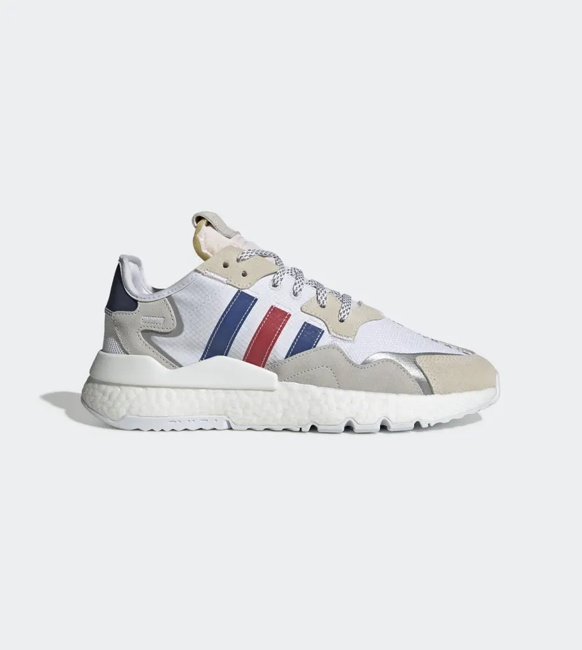Adidas Nite Jogger ‘White Royal Scarlet’ Cloud White/Collegiate Royal/Scarlet (FV3586)