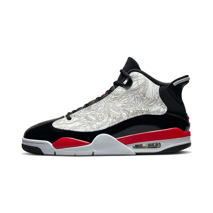 Jordan Dub Zero “White / Black / Fire Red” (311046-162)