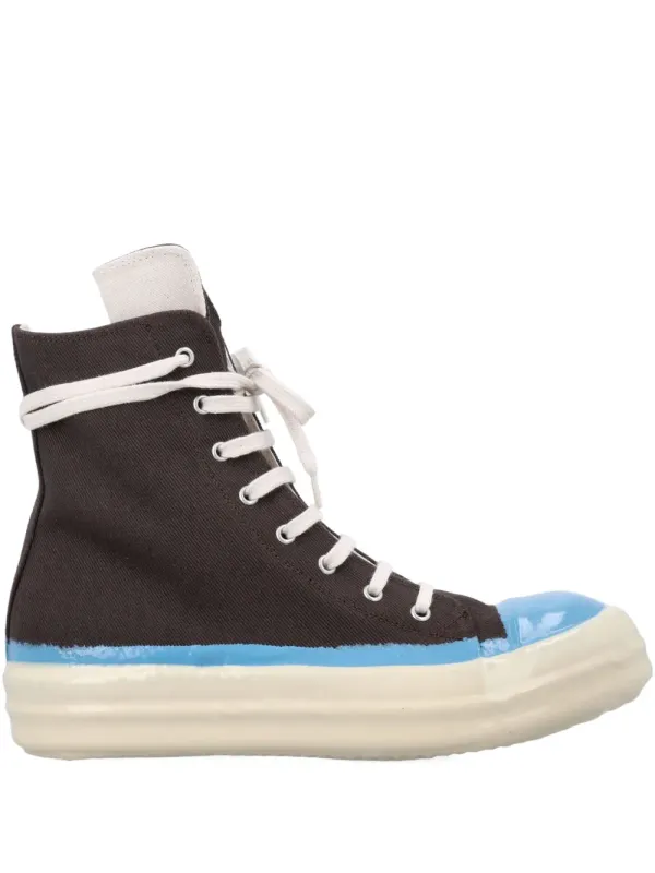 Rick Owens DRKSHDW High-Top-Sneakers mit Schnürung – Black (DU02E7800DODP)