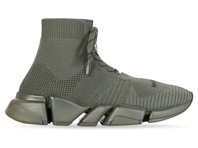 Balenciaga Speed 2.0 Lace Up Green (617258W2DB13111)