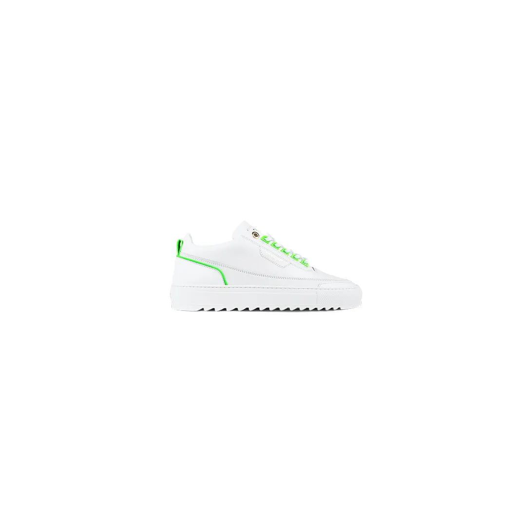 Mason Garments Firenze Leather/Reflective – White/Fluo Green Weiß (FW20-1B)