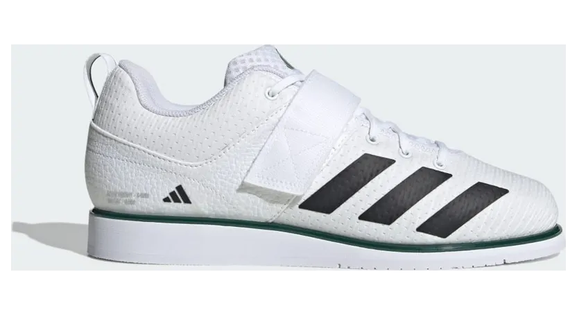 Adidas Powerlift 5 Weightlifting Cloud White / Core Black / Collegiate Green (IH8236)