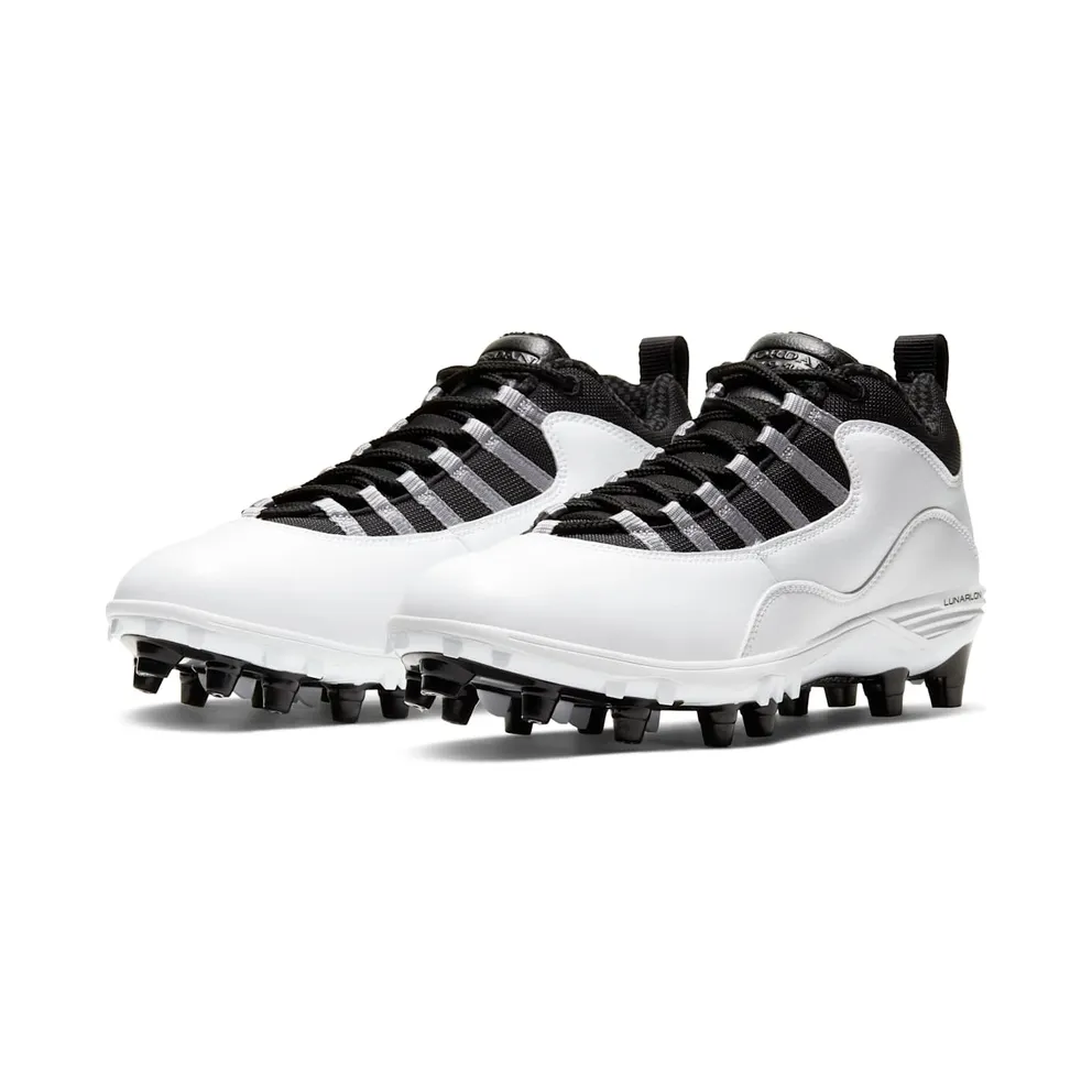 Jordan 10 TD Low Steel Grey White/Light Steel Grey-Black (CQ2072-100)
