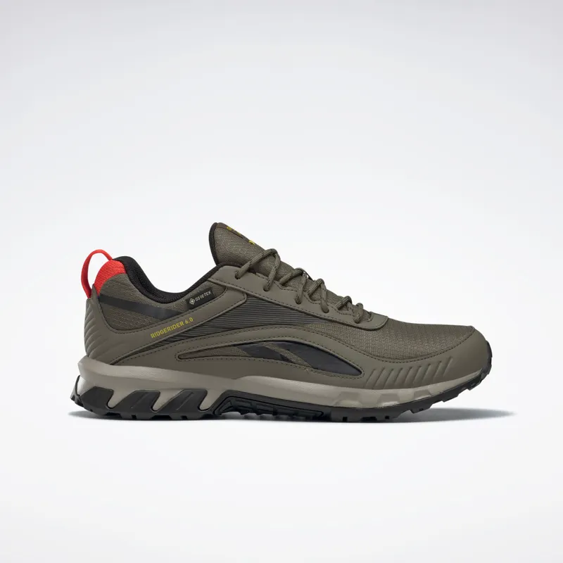 Reebok Ridgerider 6 Gore-Tex Shoes Army Green / Core Black / Dynamic Red (GW8565)