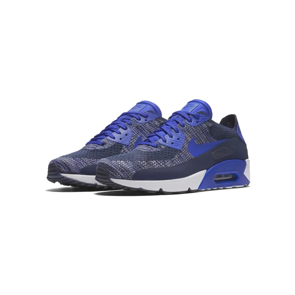 Nike Air Max 90 Ultra Flyknit 2.0 Navy College Navy/Paramount Blue-White-Black (875943-400)