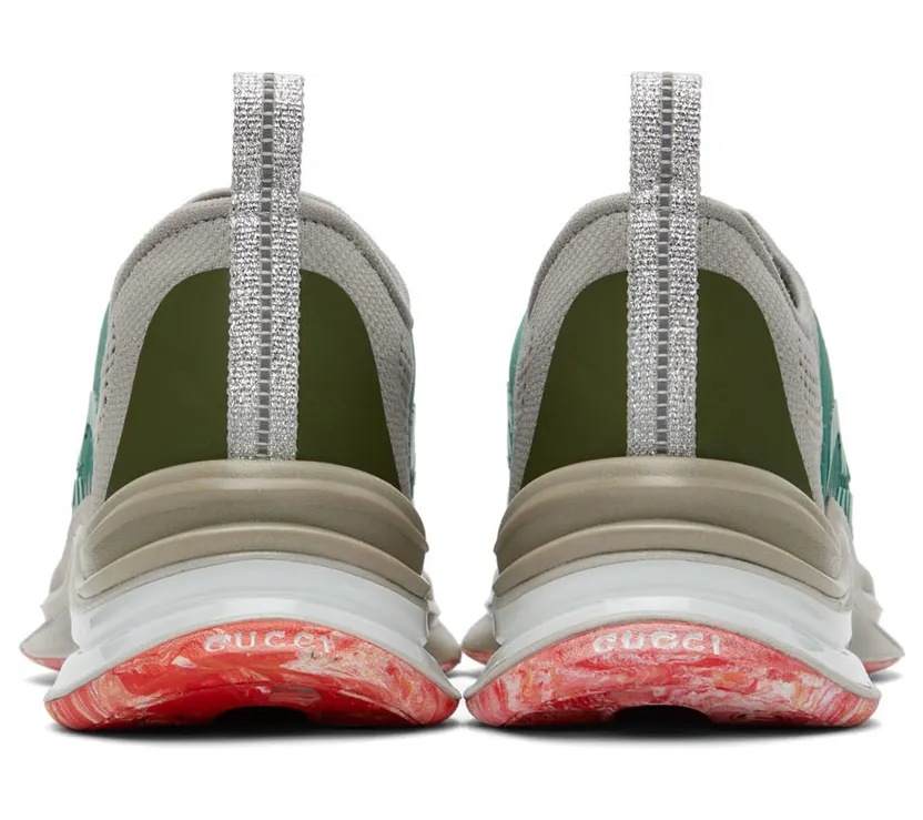 Gucci Gray Run Sneakers (699157 USM20) (2)