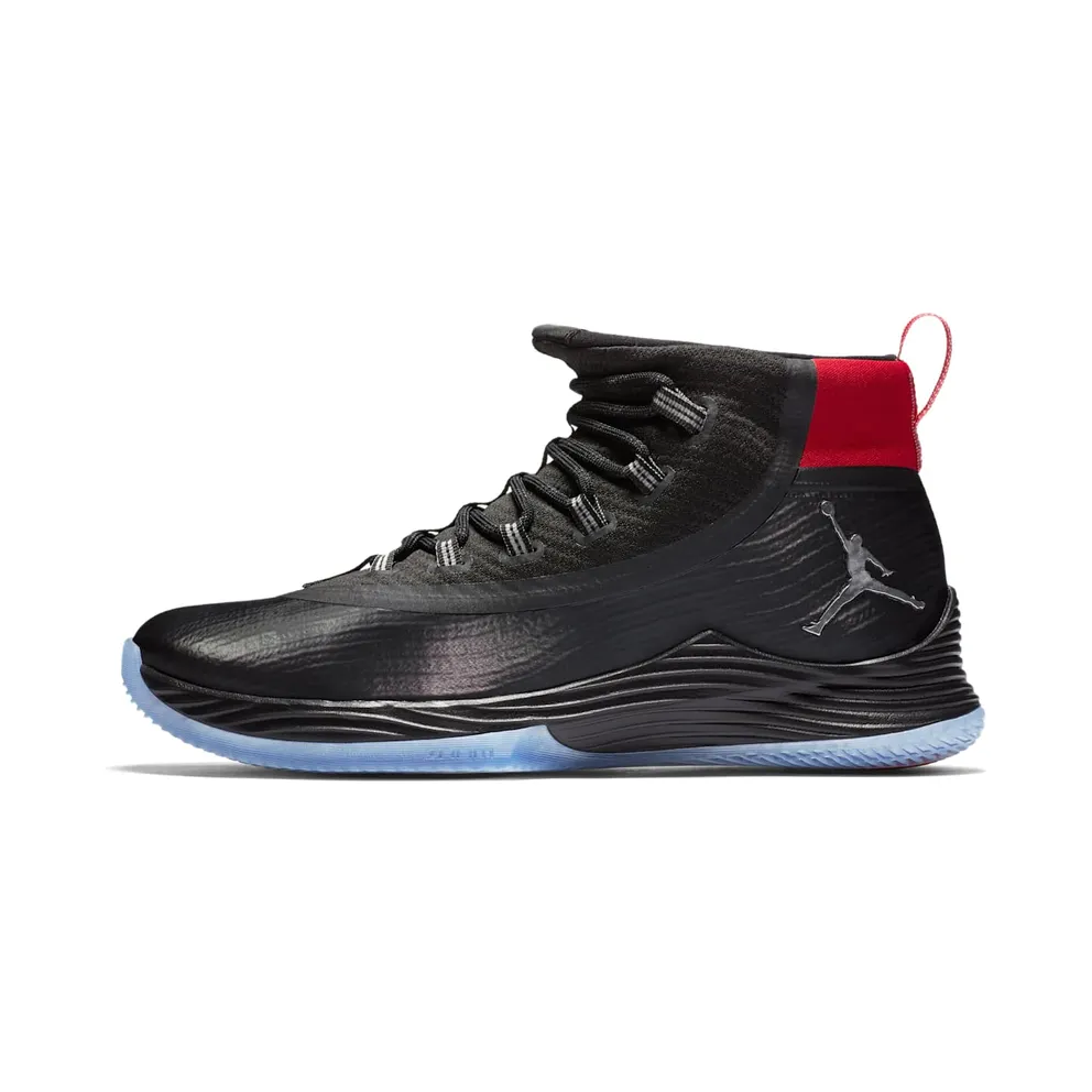 Jordan Ultra Fly 2 Black/Metallic Silver-Gym Red (897998-003)
