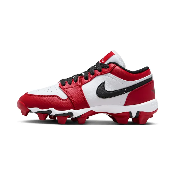 Jordan 1 Low Cleat Chicago “White / Gym Red / Black” (HF6885-106)