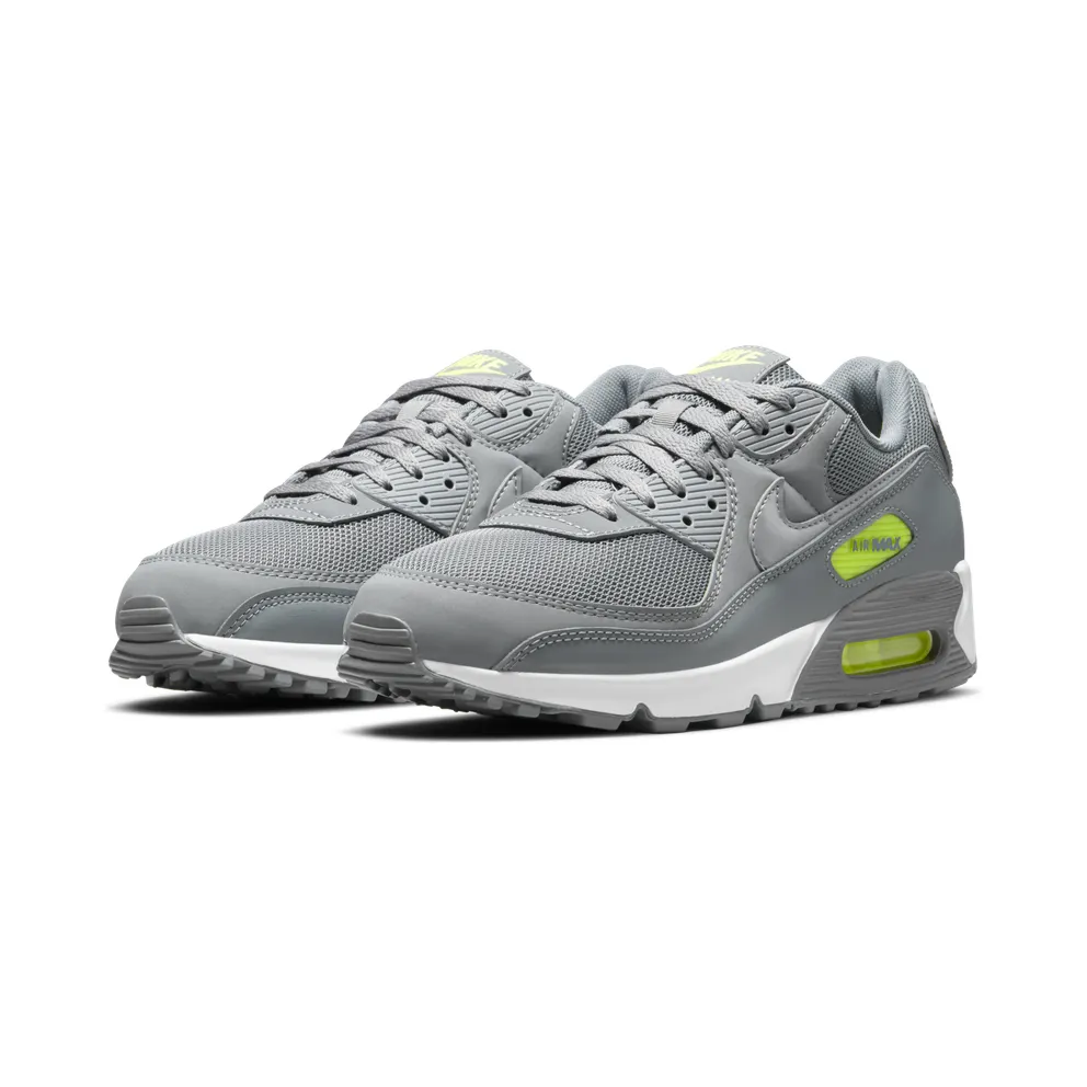 Nike Air Max 90 “Smoke Grey / Volt / White / Reflect Silver” (DJ6881-002)