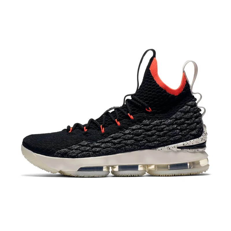 Nike LeBron 15 Black Bright Crimson Black/Black-Sail-Bright Crimson (AQ2363-002)