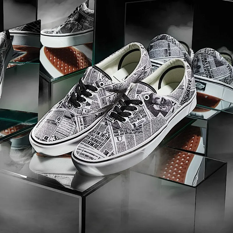 Vans Era ComfyCush Harry Potter Daily Prophet Daily Prophet/True White (VN0A3WM9V9T)