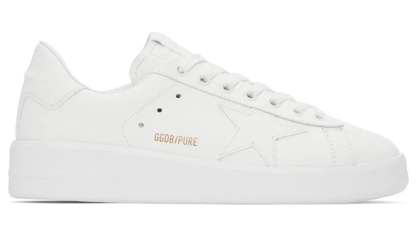 Golden Goose White Purestar Sneakers (GMF00197.F000541.10100)