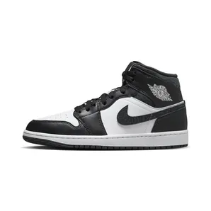 Nike Air Jordan 1 Mid SE Elephant Print “Off-Noir / White / Black” (FB9911-001)