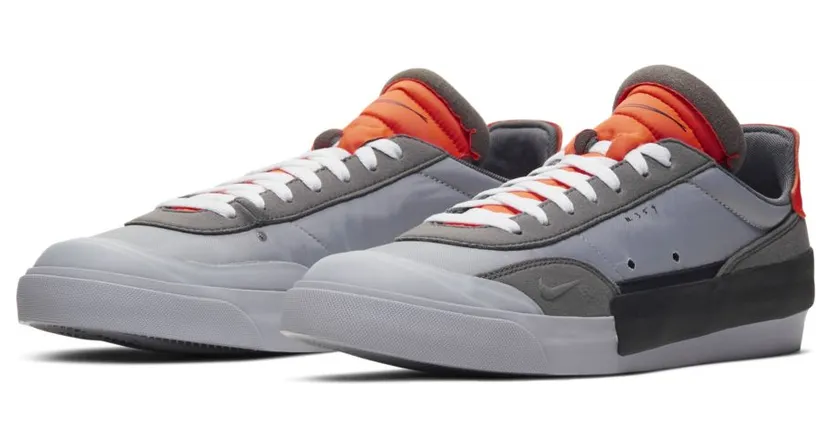 Nike Drop-Type LX Wolf Grey / Black / Total Orange / Dark Grey (AV6697-002)