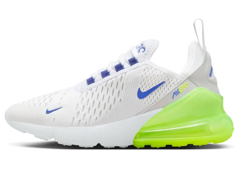 Nike Air Max 270 White Volt Photon Dust Astronomy Blue (HJ9237-100)