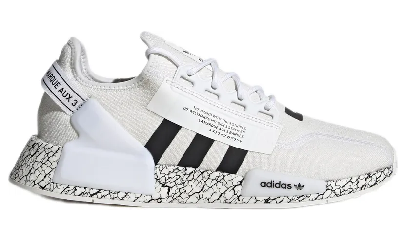 adidas NMD R1 V2 Crackled White Black (GZ6550)