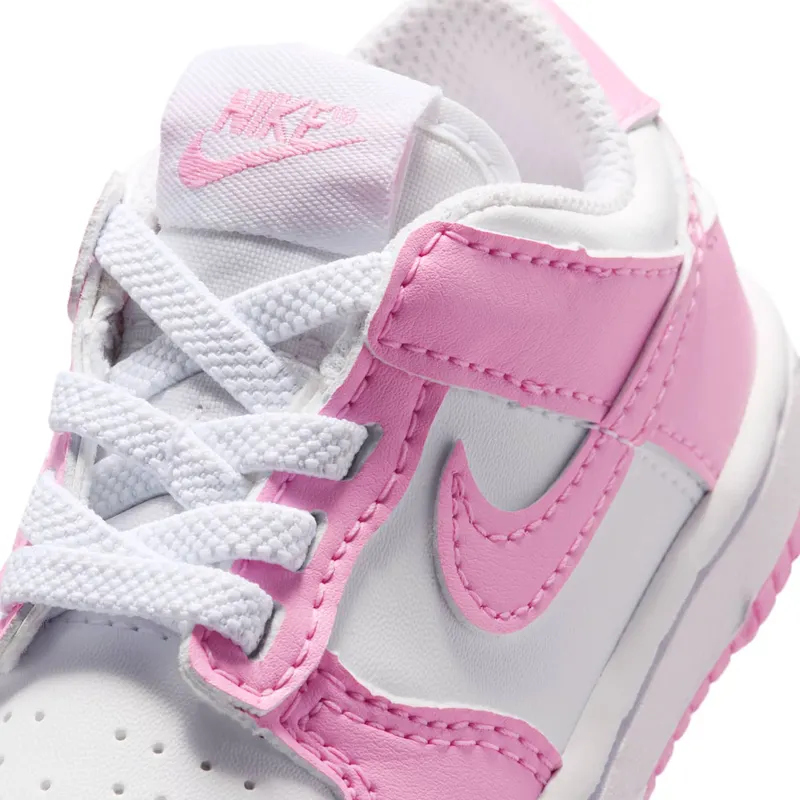 Nike Dunk White/White/White/Pink Rise (IU7767-125)