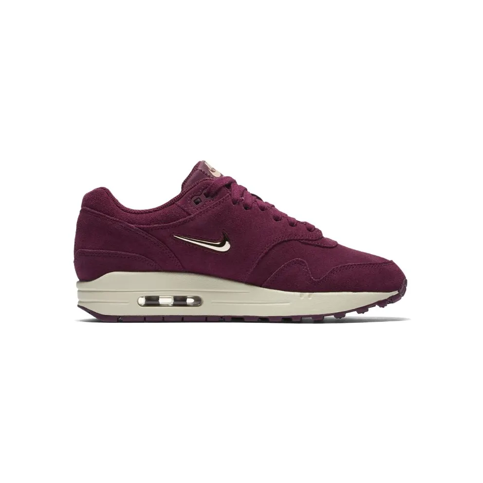 Nike Air Max 1 Jewel Bordeaux (W) Bordeaux/Blur-Bio Beige-Light Orewood Brown (AA0512-600)