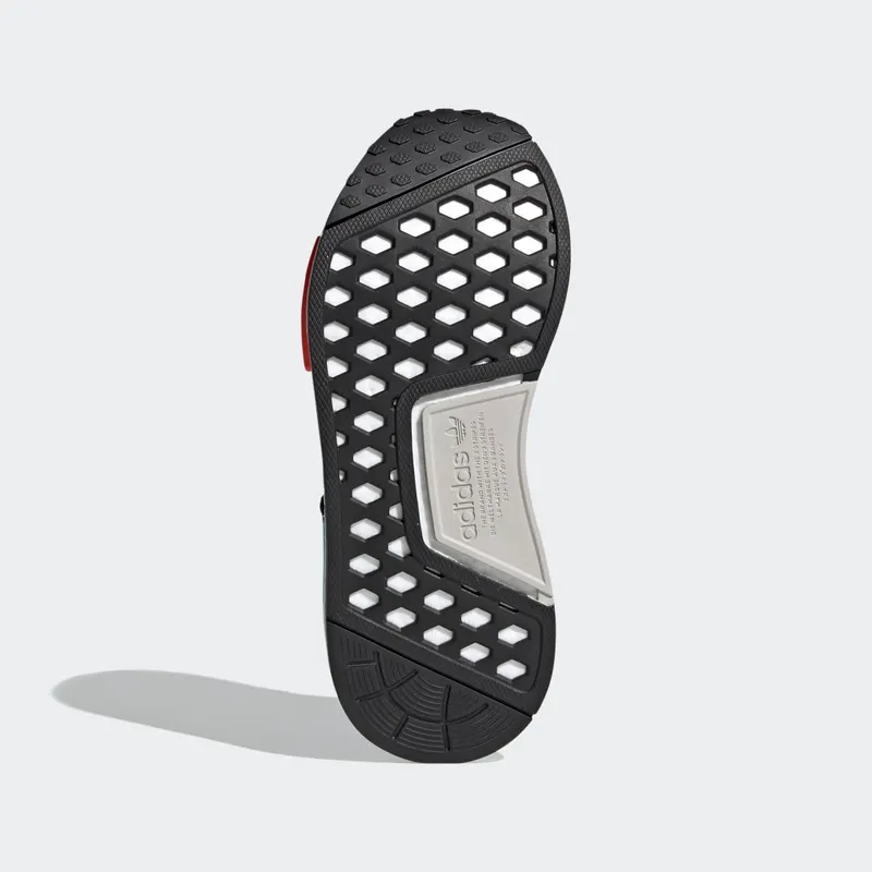 adidas NMD_R1 Core Black / Silver Metallic / Solar Red (FX5024)