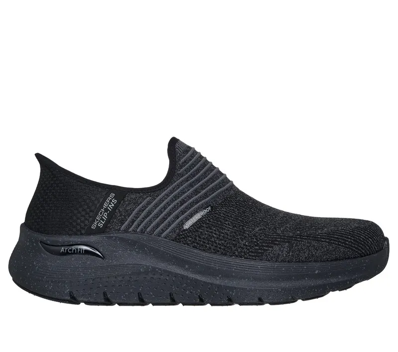 Skechers Slip-ins Waterproof: Arch Fit 2.0 “Sultez Sneaker Black” (232952BBK)