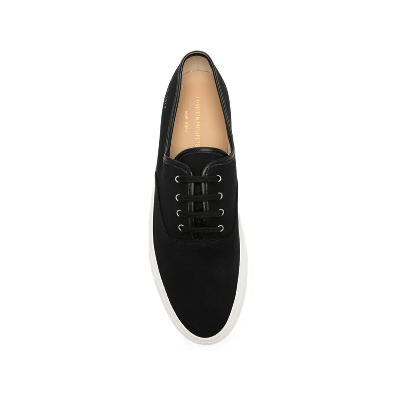 Common Project Four Hole Lace-up “Black” (5239 FOUR HOLE 7547)