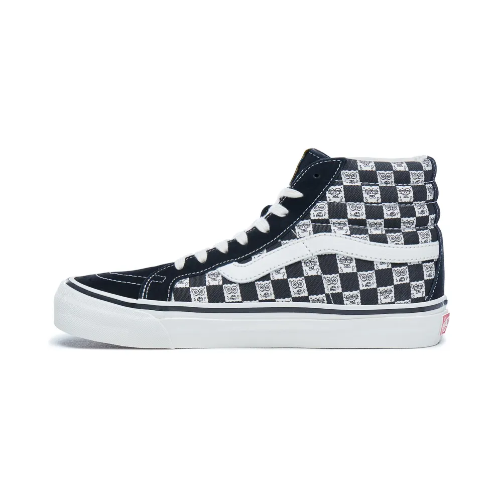 Vans Sk8-Hi Spongebob Checkerboard Checkerboard (V003T0Q7Y)