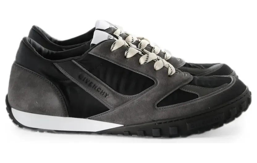 Givenchy Glide suede-panelled sneakers – Grijs (BH00BDH1YP)