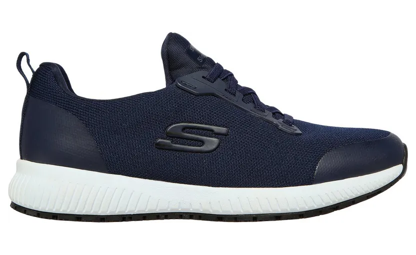 Skechers Work Slip-Resistant: Squad Sneaker Zwart