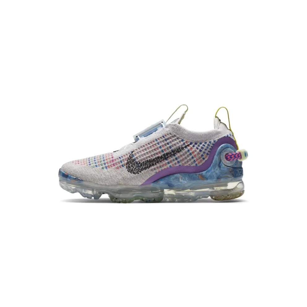 Nike Air VaporMax 2020 Flyknit Pure Platinum Multi-Color (GS) Pure Platinum/Multi-Color-Black (CJ4069-003)