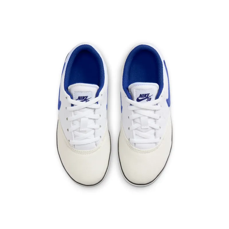 Nike SB Check Canvas White Summit White Black Deep Royal Blue (905371-102)