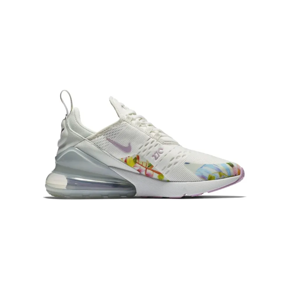 Nike Air Max 270 White Floral (W) Summit White/Light Arctic Pink (AT6819-100)