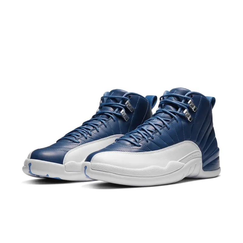 Jordan 12 Retro Indigo Stone Blue/Legend Blue-Obsidian (130690-404)