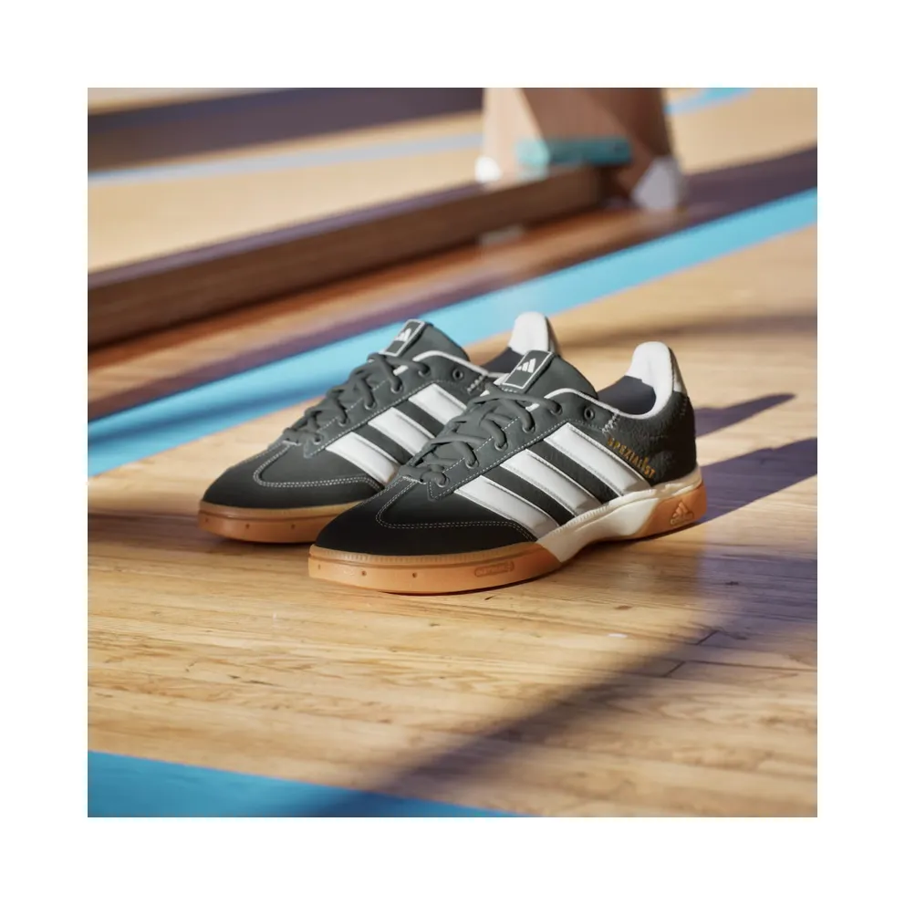 adidas Spezialist Indoor Core Black Grey Two Gold Metallic (JS1719)