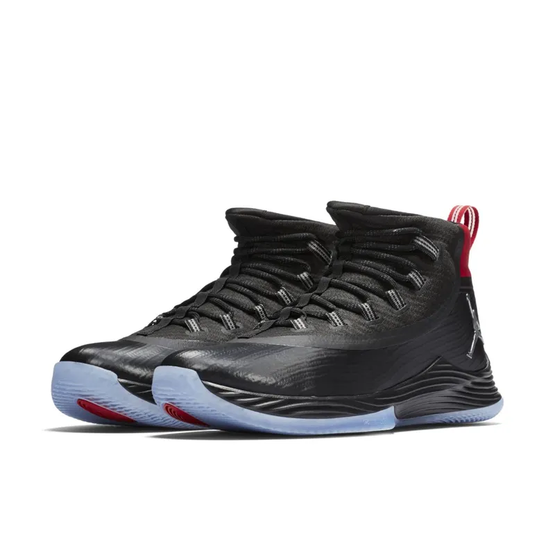 Jordan Ultra Fly 2 Black/Metallic Silver-Gym Red Black/Metallic Silver-Gym Red (897998-003)