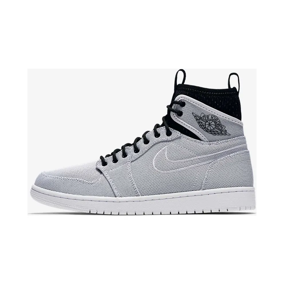 Jordan 1 Retro Ultra High White Black White/Metallic Gold Coin-Black-Pure Platinum (844700-132)