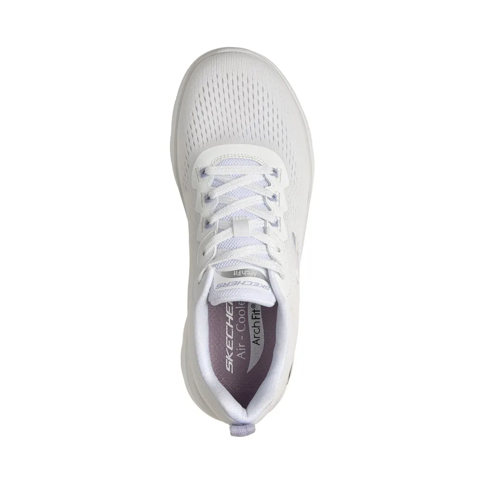 Skechers Arch Fit Summits – Daily Flow Sneaker White/Lavendel