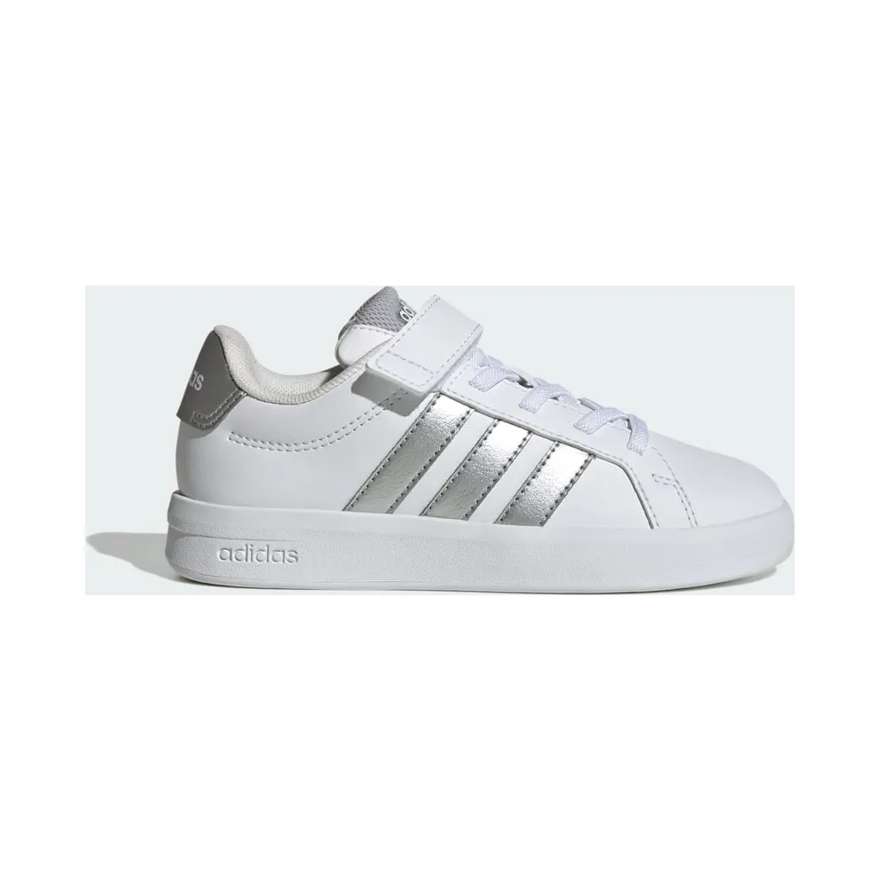 Adidas GRAND COURT 3.0 Schuhe KIDS Cloud White / Silver Metallic / Silver Metallic (JP9368)