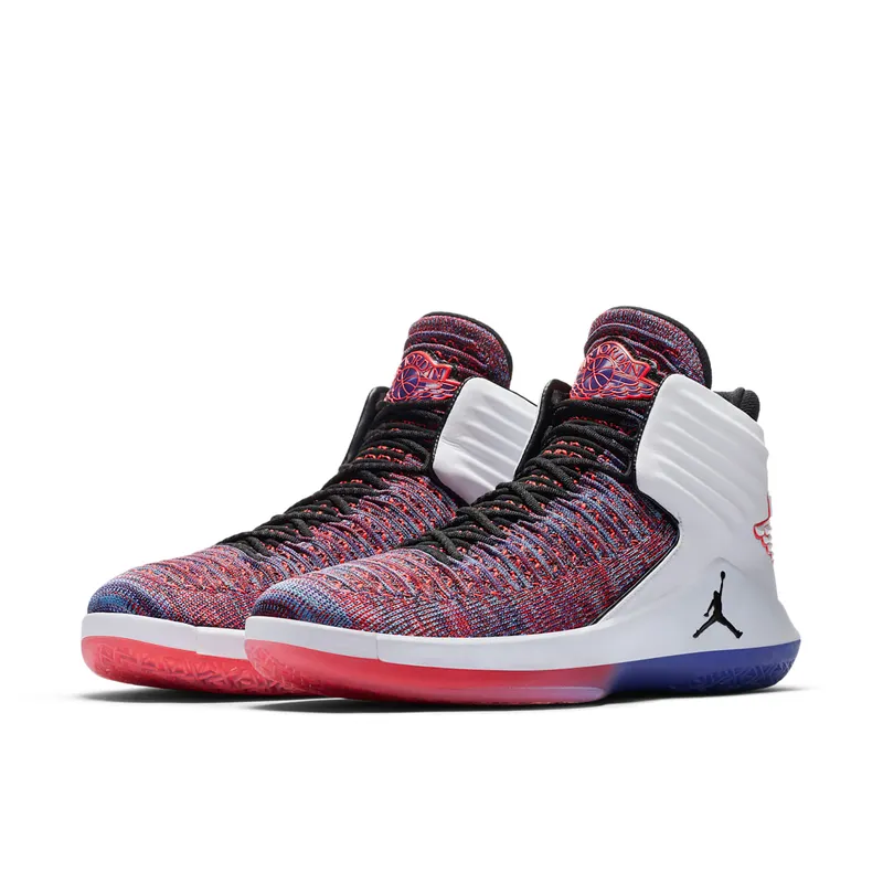 Jordan XXXII Finale White/Black-Court Purple-University Blue (AA1253-105)