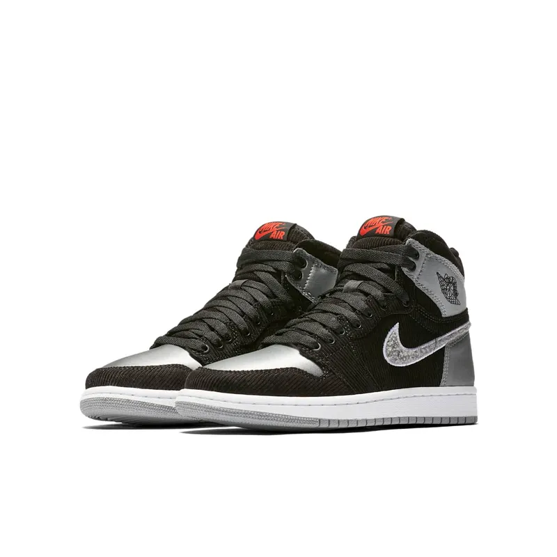 Jordan 1 Retro High Aleali May Shadow (GS) Black/Shadow Grey-White (AQ9710-062)